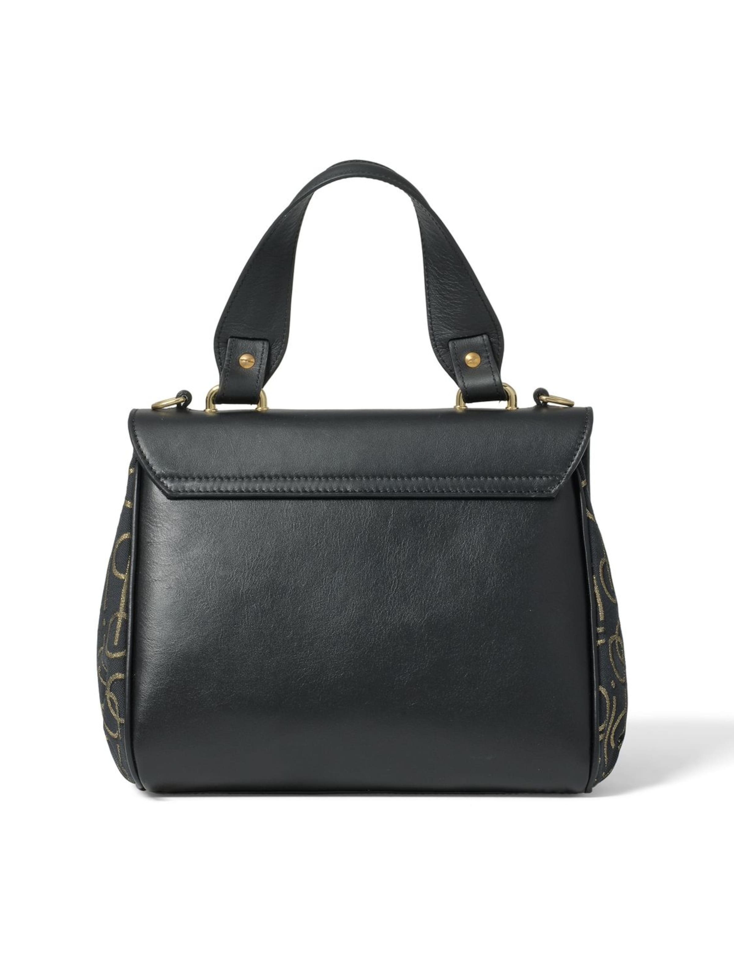 Borsa a mano 'Iris Orsetto' di Braccialini in nero