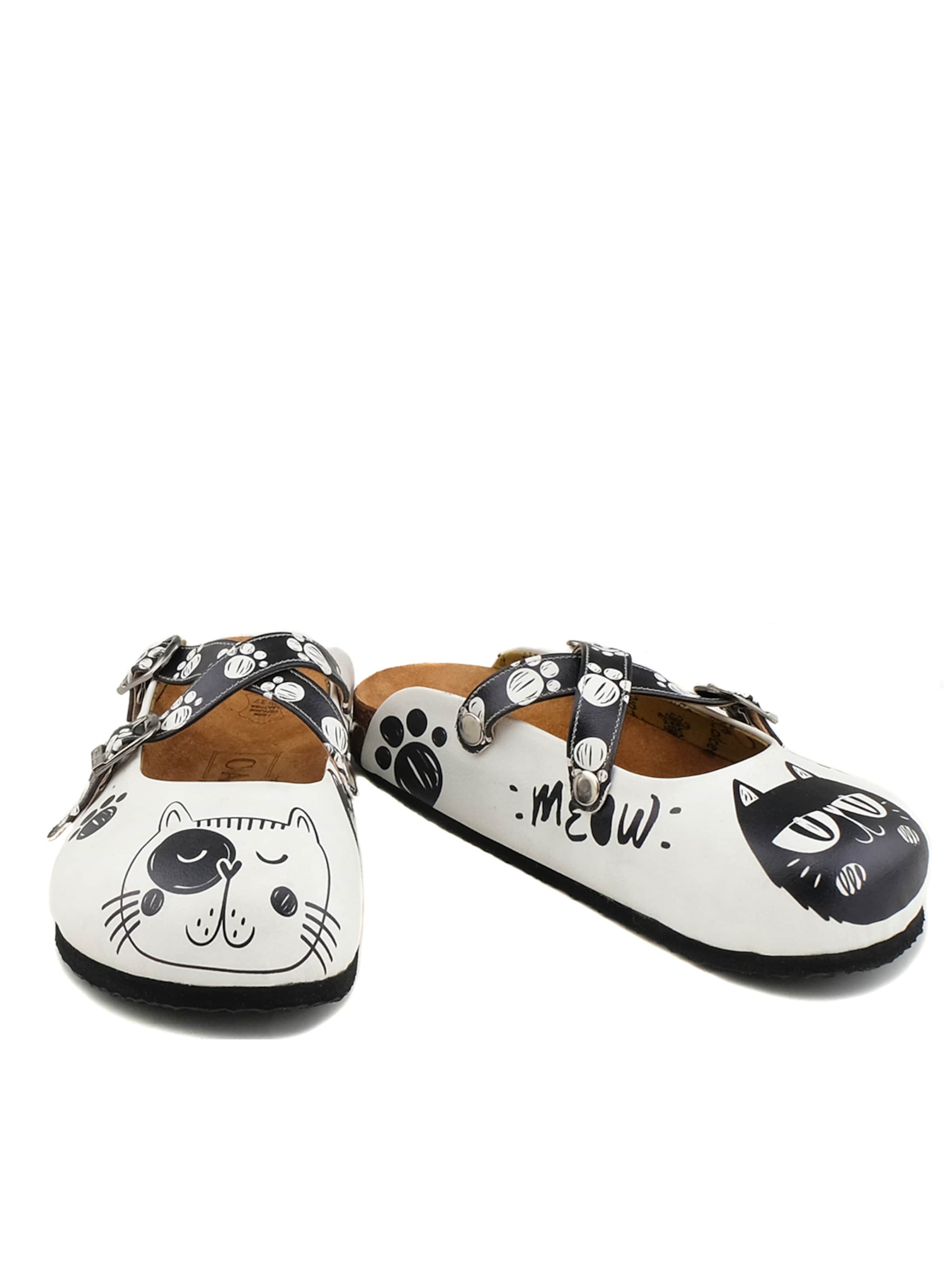 Goby Clogs 'Calceo'‌ in Weiß