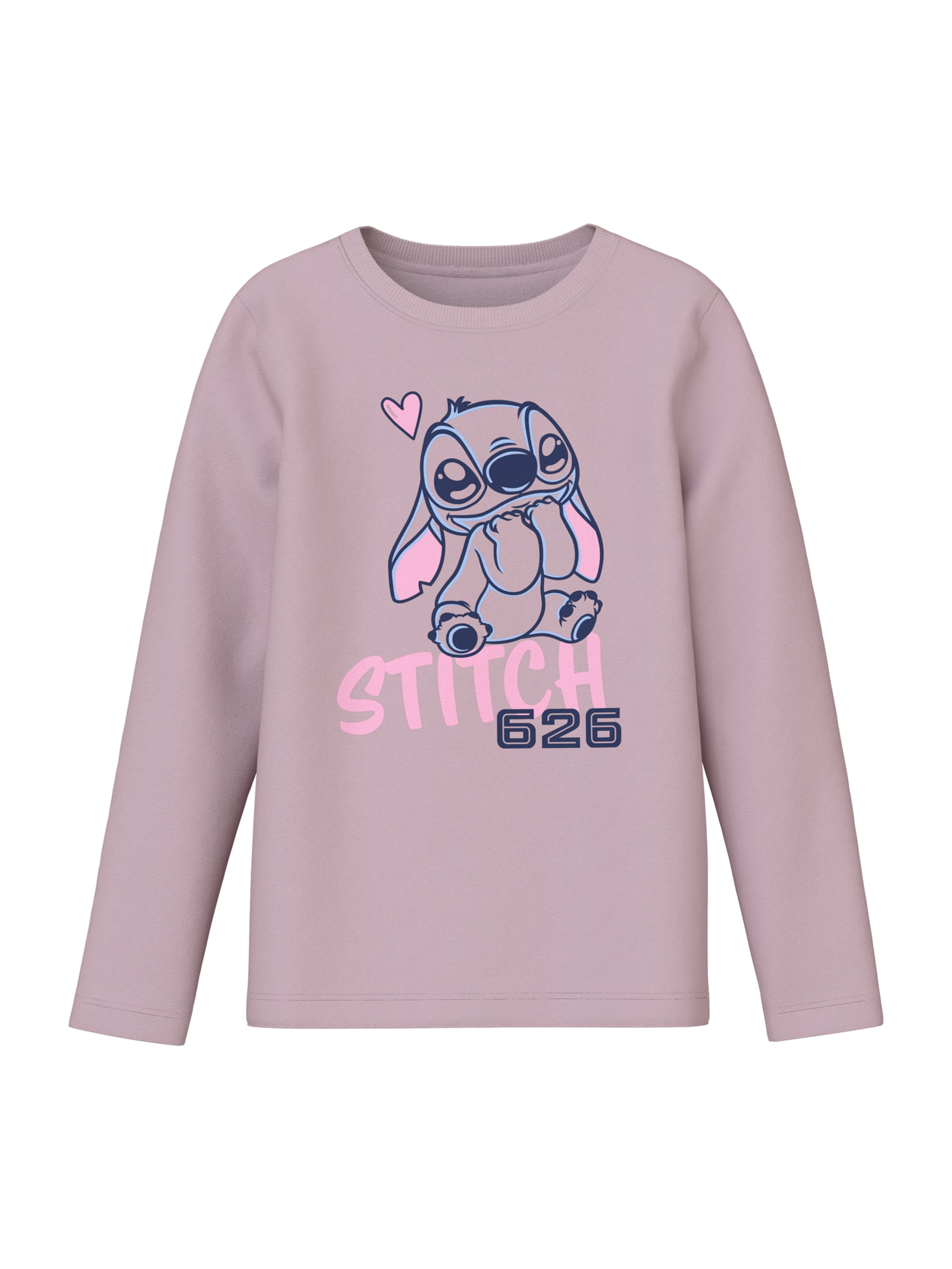 NAME IT Shirt 'NKFVosla Stitch' in Purple: front