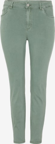 EVOKED - Skinny Vaquero en verde: frente