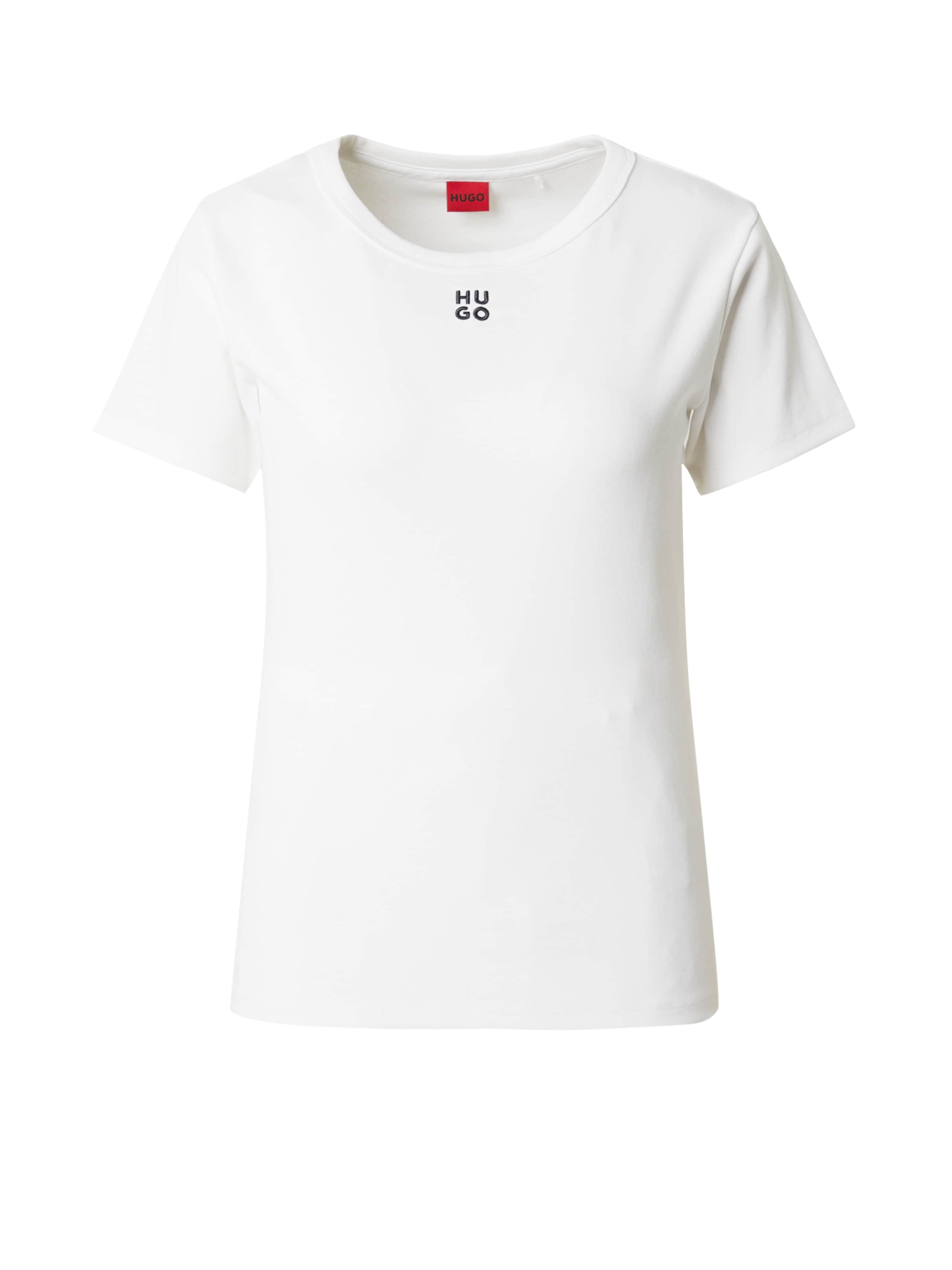 HUGO Tričko &#x27;Deloris&#x27; – bílá: přední strana