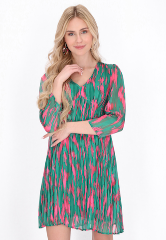 IZIA - Vestido em verde: frente