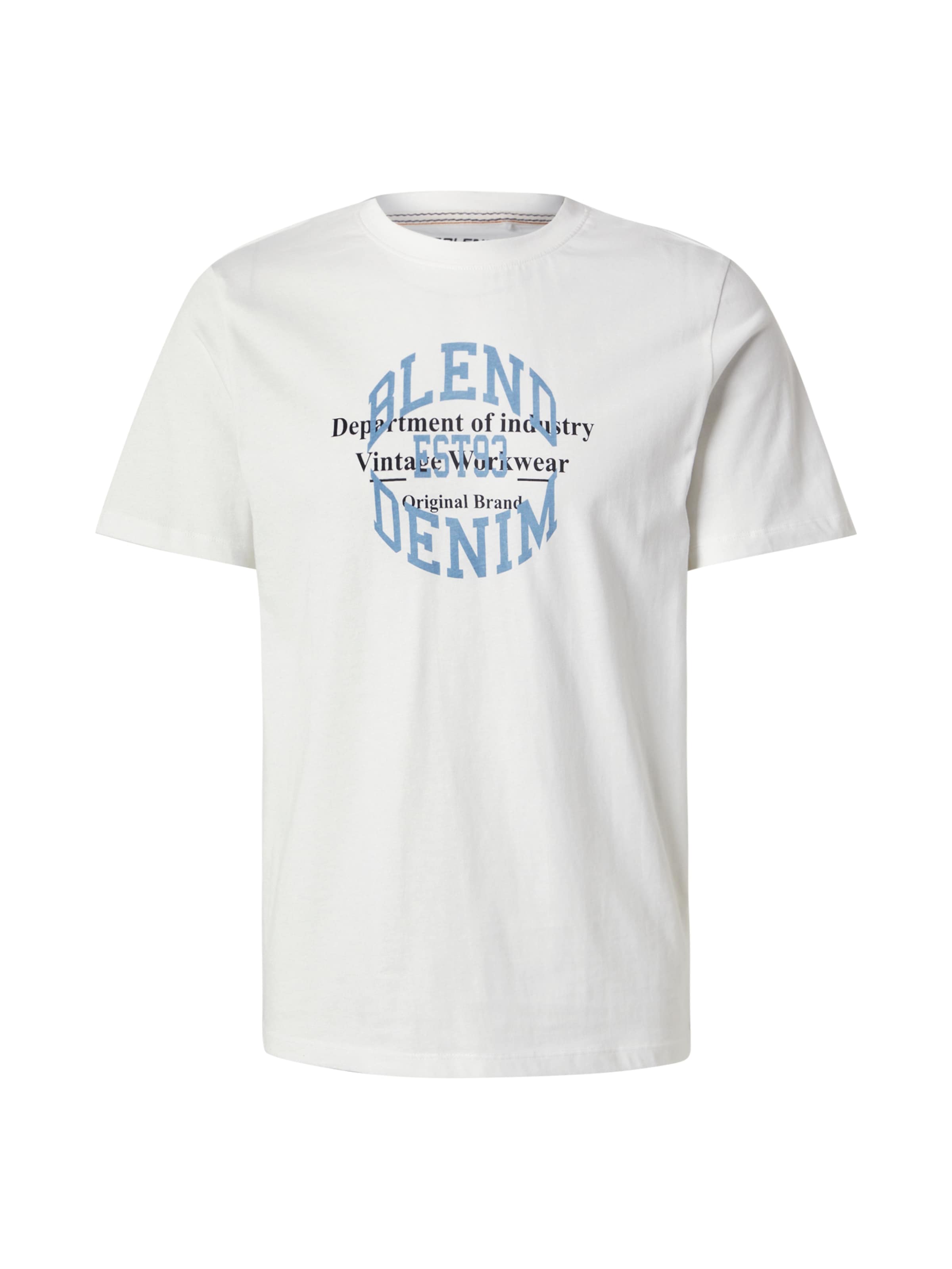 BLEND T-shirt 'BHKILIAN' i vit: framsida