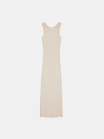 Dilvin Dress in Beige: front