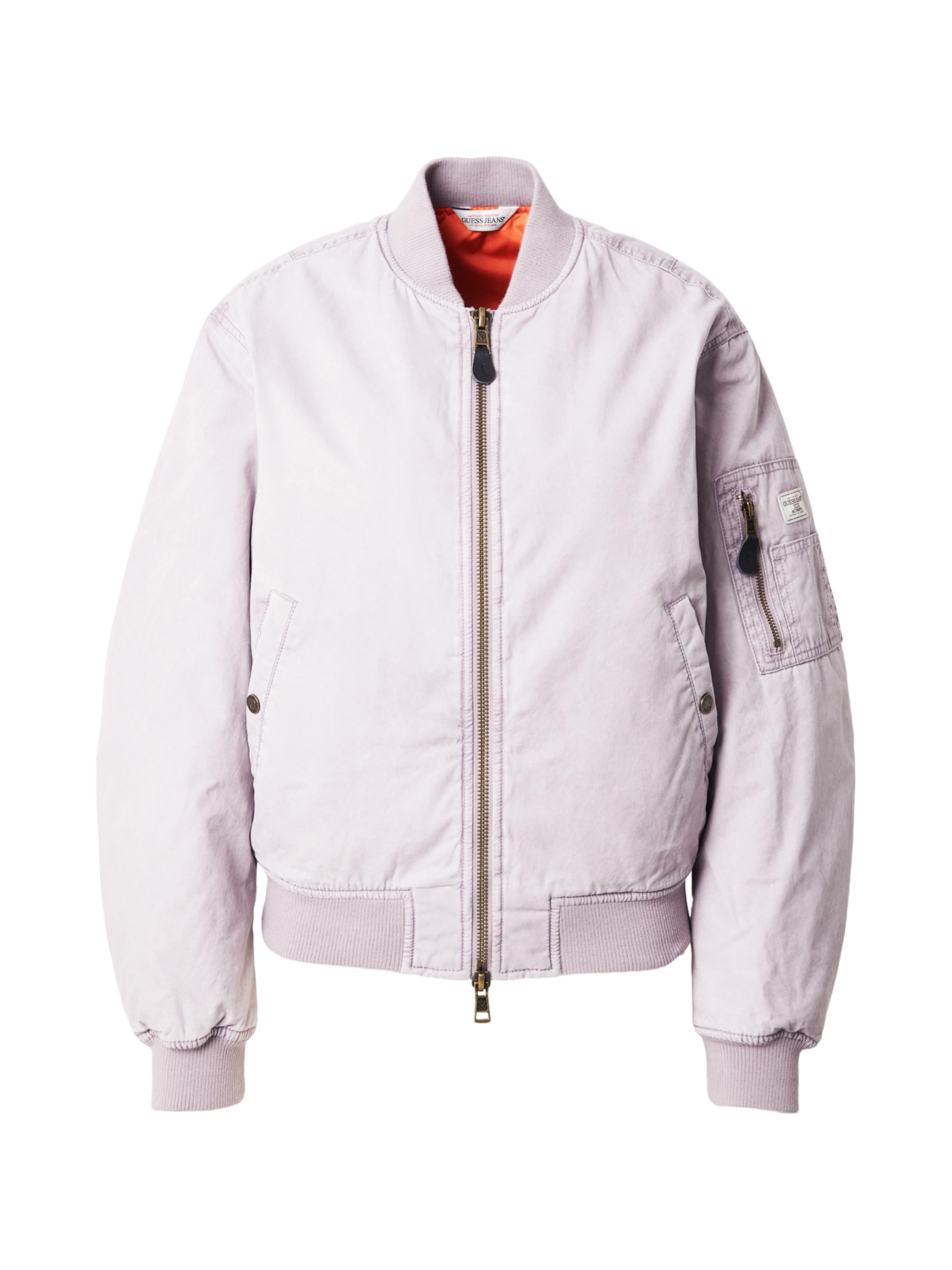 GUESS JEANS Overgangsjakke i lilla: forside