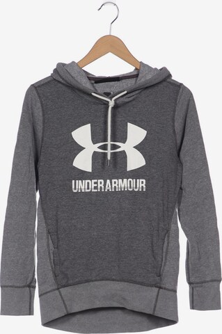 UNDER ARMOUR Kapuzenpullover XS in Grau: predná strana