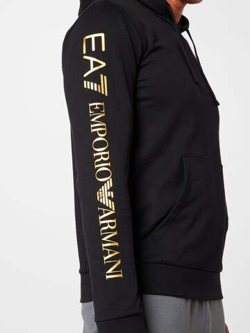 EA7 Emporio Armani Μπλούζα φούτερ σε μαύρο