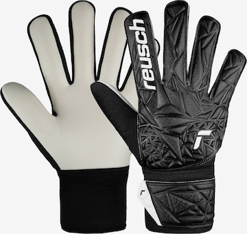 REUSCH Athletic Gloves 'Attrakt Starter Solid' in Black: front