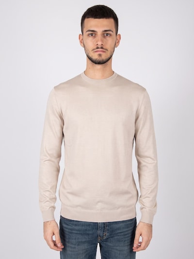 Only & Sons Pull-over 'Onswyler Life Reg 14 LS Crewknit Noos Silver Lining' en S en beige, Vue avec produit