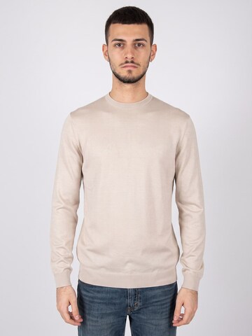 Pull-over 'Onswyler Life Reg 14' Only & Sons en beige : devant