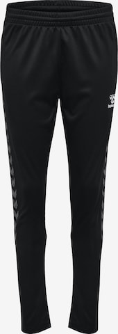 Regular Pantalon de sport Hummel en noir : devant