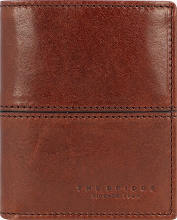 The Bridge Wallet 'Vespucci' in Brown: front