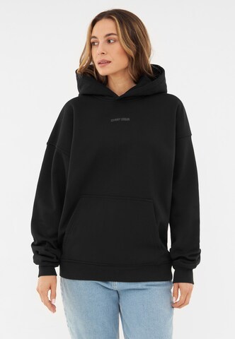 Johnny Urban Mikina 'Cody Oversized' – černá: přední strana