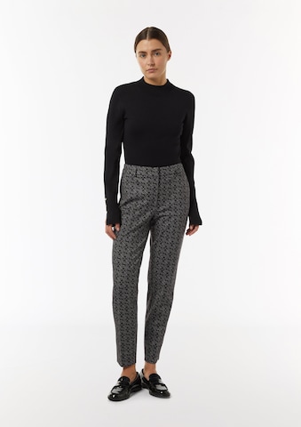 COMMA Slimfit Hose in Schwarz: Vorderseite