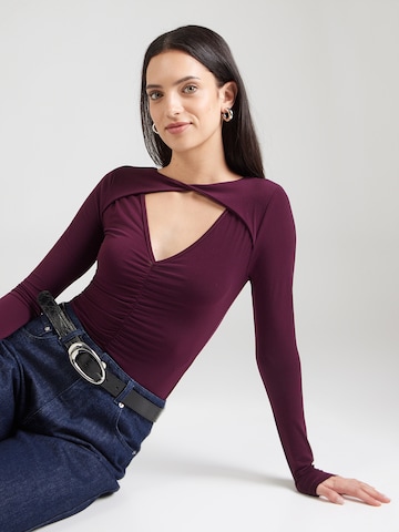 ABOUT YOU Shirt Bodysuit 'Lilia' in Red: front