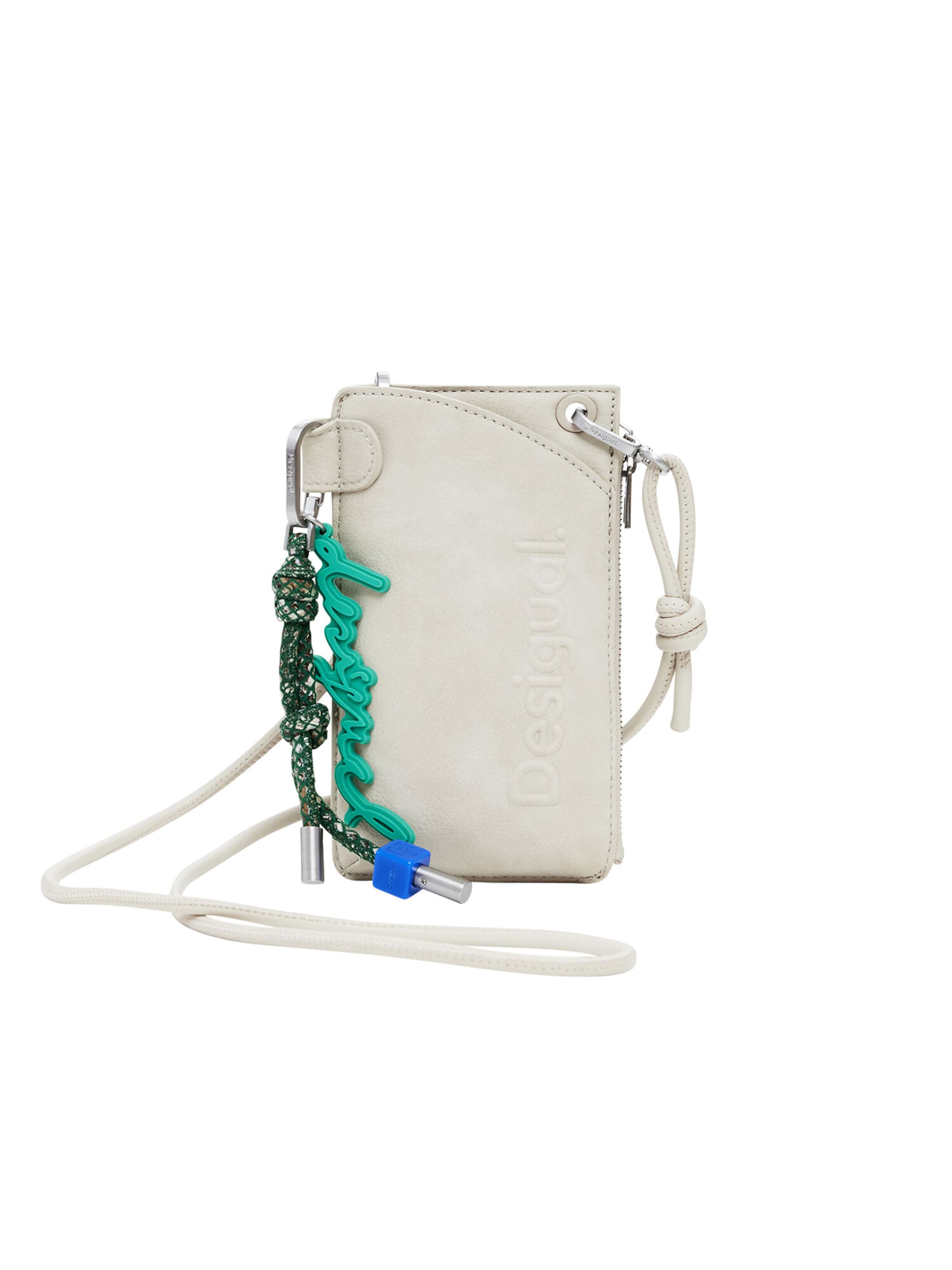 Desigual Портмоне в бяло: отпред