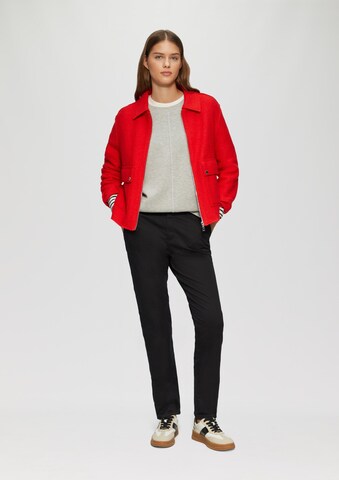 s.Oliver Tapered Chino trousers in Black