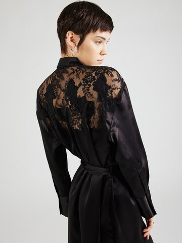 TOPSHOP Košilové šaty – černá