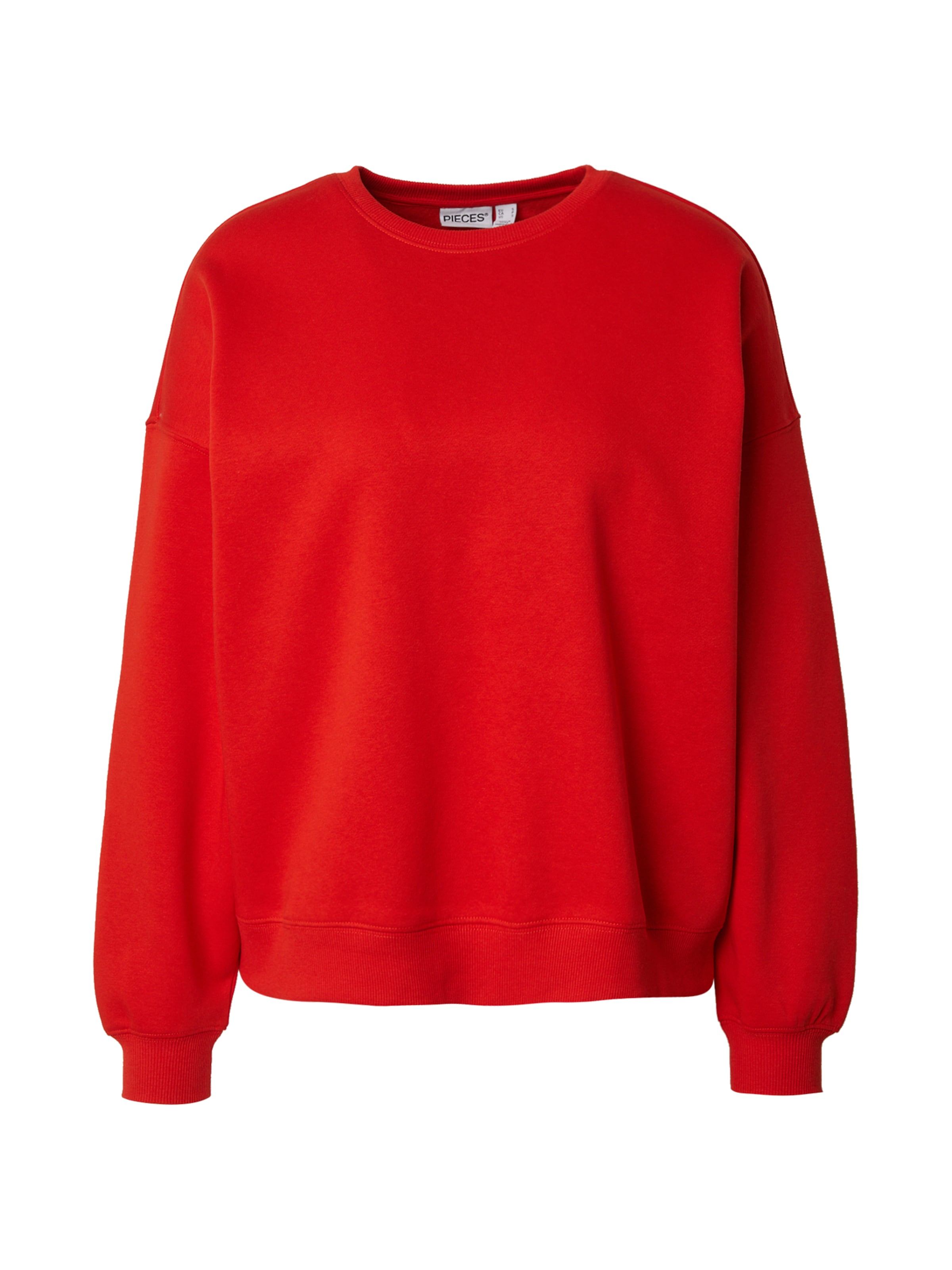 PIECES Sweatshirt 'PCFANY' i röd: framsida