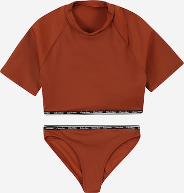 Calvin Klein Swimwear Bikini värissä punainen: edessä