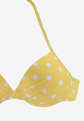 LASCANA Push-up Bikini in Yellow