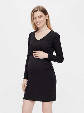 MAMALICIOUS Kleid 'Macy' in Schwarz: predná strana