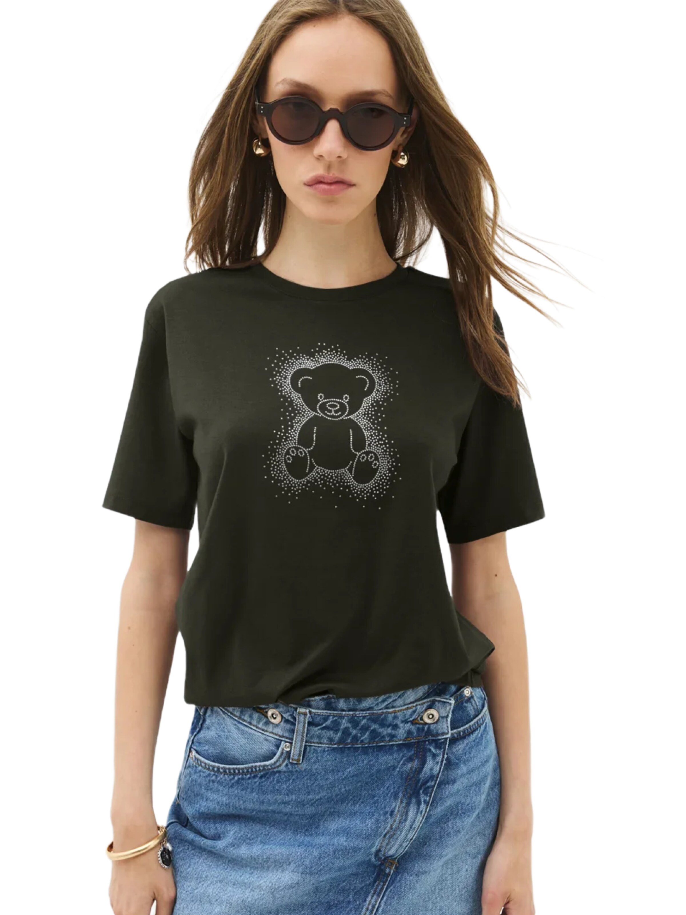 No Matter What Shirt in Green: front