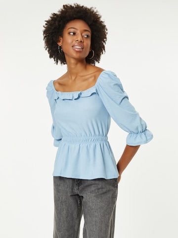 Dorothy Perkins Bluse i blå: forside