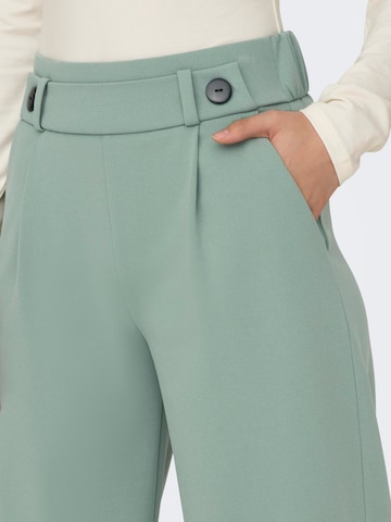 JDY Wide leg Pleat-front trousers 'Geggo' in Green