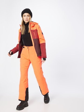 Whistler Regular Workout Pants 'Yarra' in Orange