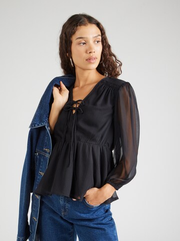 VILA Bluse in Schwarz: Vorderseite