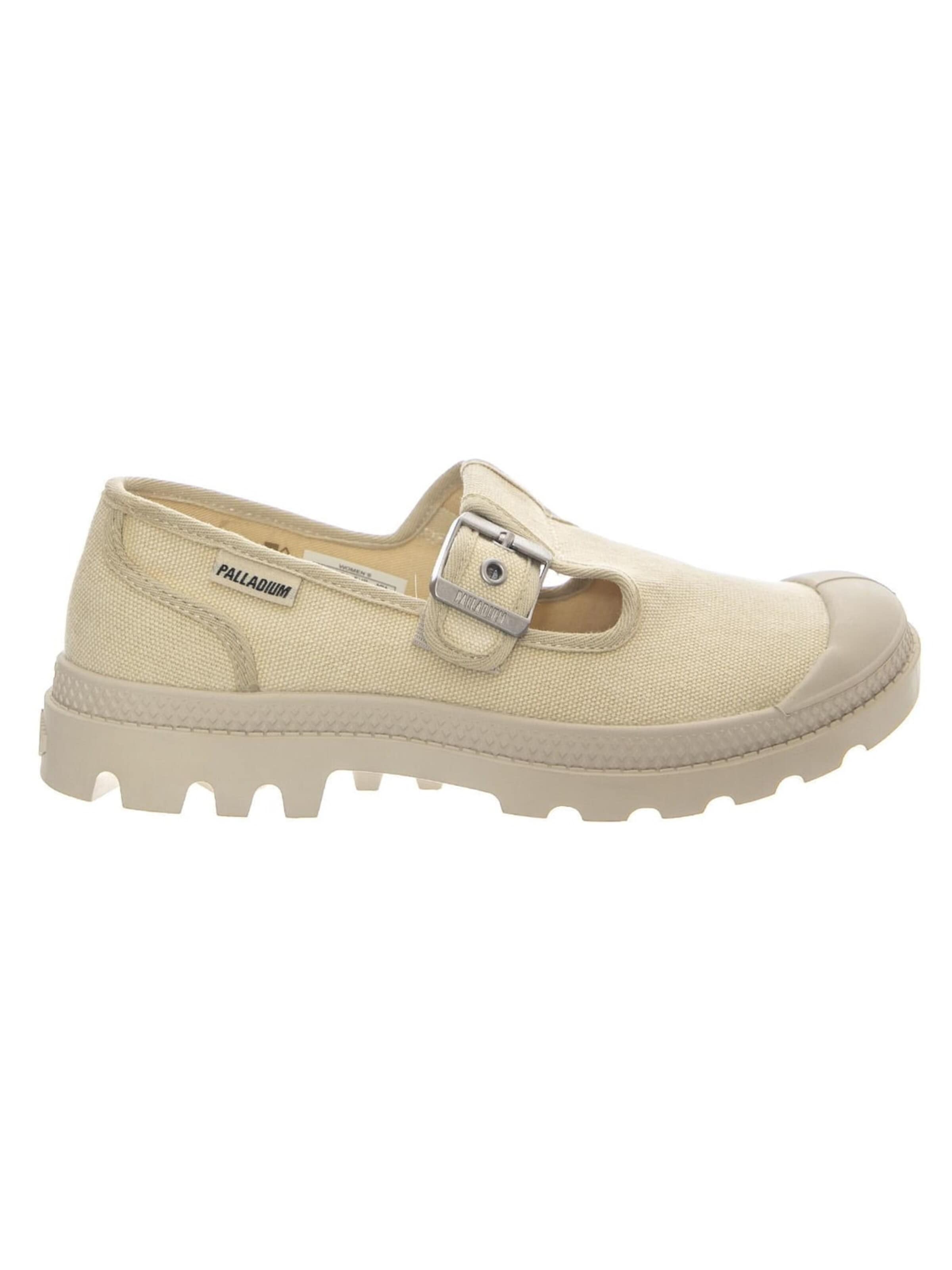 Palladium Trampki slip on 'Pampa M-Jane Washed Sahara' w kolorze beżowy: przód