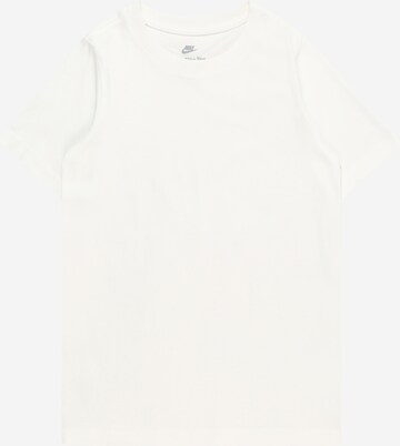 Nike Sportswear Shirt in White: front