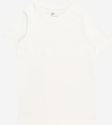 T-Shirt Nike Sportswear en blanc : devant