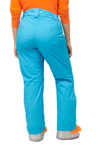 Ulla Popken Flared Functionele broek in Blauw