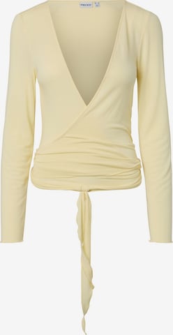 PIECES Shirts 'PCROYA' i gul: forside
