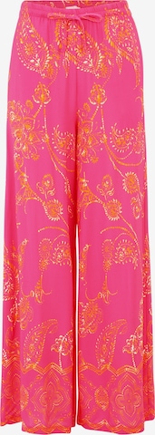 Cartoon Wide leg Pants in Pink: front