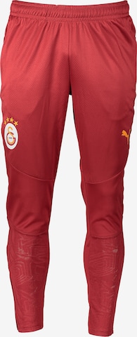 PUMAregular Sportske hlače - crvena boja: prednji dio