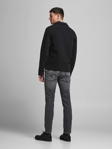 JACK & JONES Slimfit Jeans 'Tim Original' in Schwarz