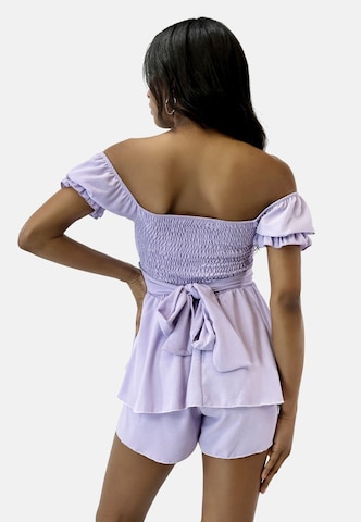 Elara Jumpsuit in Purple