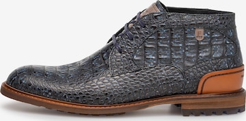 Floris van Bommel Chukka Boots 'Crepi 13' in Blauw: voorkant