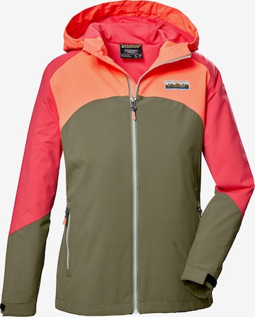 KILLTEC Outdoor jacket in Green: front