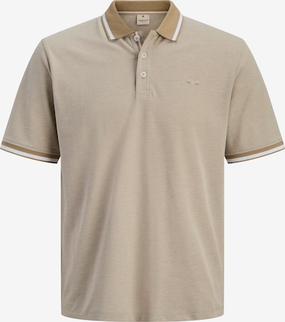 Marškinėliai 'JPRBLUALVES' iš Jack & Jones Premium, spalva – rusvai žalia / balta, Prekių apžvalga