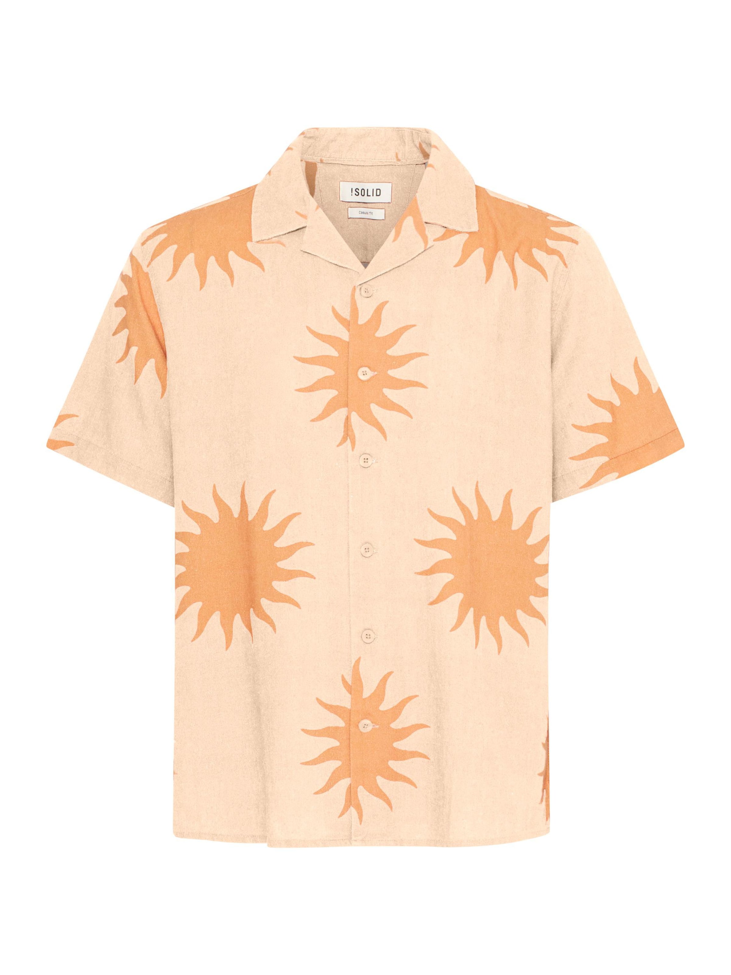 !Solid Overhemd 'SDPargav' in Oranje: voorkant