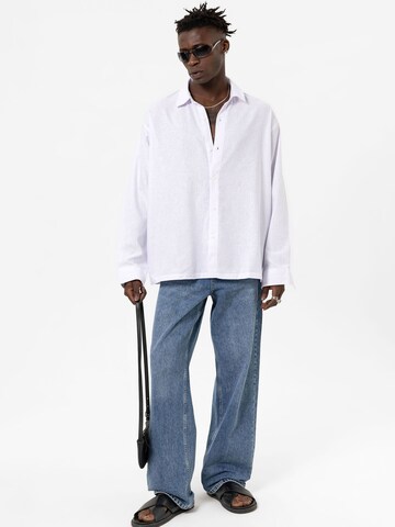 VAMOS CLO Comfort Fit Πουκάμισο σε λευκό