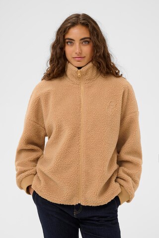 CULTURE Tussenjas 'Tally Teddy' in Beige: voorkant