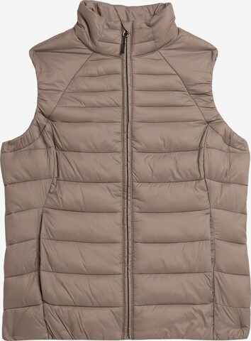 4F Vest in Brown: front