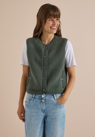 CECIL Vest in Green: front