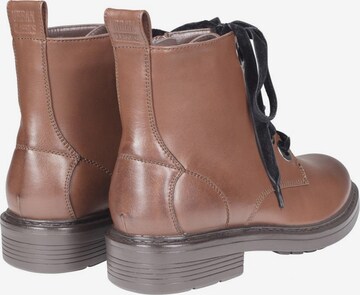 Urban Classics Lace-Up Ankle Boots in Brown