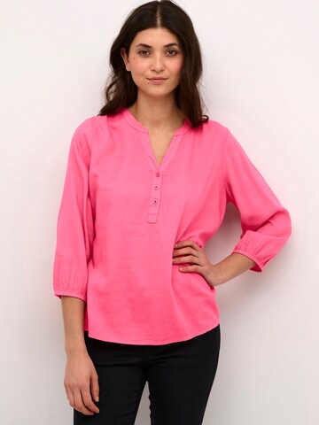 Kaffe Blus 'KA Milia' i rosa: framsida